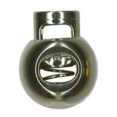 20993 Sullivans 22mm Metallic Cord Ends - Silver - 21 In A Tube