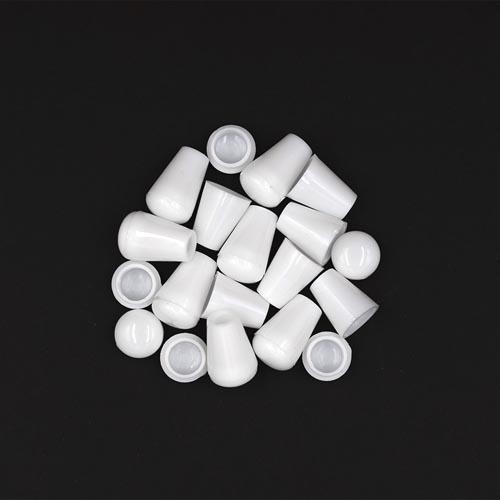 21070 Sullivans 18mm Plastic Detachable Cord Ends - White - Bag Of 100