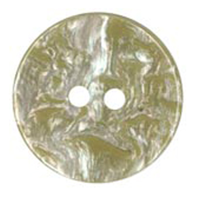 21214 Sullivans 20mm Round Pearlised Flat Plastic Button With Two Holes - Beige - 28 In A Tube 