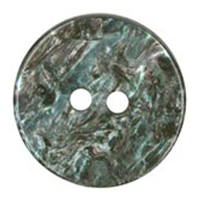 21215 Sullivans 20mm Round Pearlised Flat Plastic Button With Two Holes - Navy - 28 In A Tube 