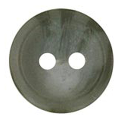 21217 Sullivans 12mm Round Plastic Button With Two Holes  - Cream Two Tone - 127 In A Tube 