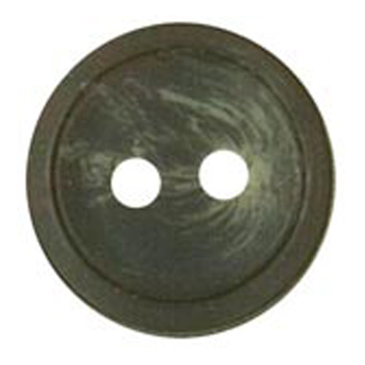 21219 Sullivans 12mm Round Plastic Button With Two Holes  - Light Grey Two Tone - 127 In A Tube 