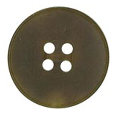 21237 Sullivans 15mm Round Plastic Button With Four Holes - Brown - 58 In A Tube 