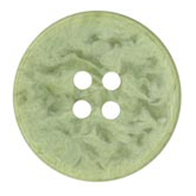 21238 Sullivans 15mm Round Plastic Button With Four Holes - Light Olive - 58 In A Tube 