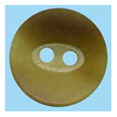 21551 Sullivans 15mm Round Plastic Button With Two Holes -  Raised Edges - Tan Two Tone - 57 In A Tube