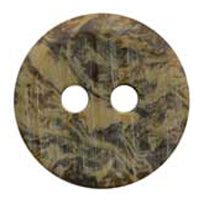 21562 Sullivans 11mm Round Plastic Button With Two Holes - Earthern Textures - Tan - 95 In A Tube