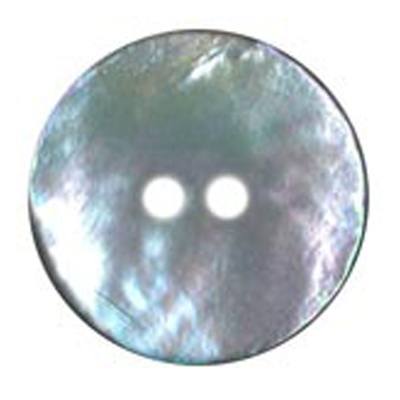 21675 Sullivans 15mm Round Akoya Shell Buttons 2 Hole - River Smoked - 48 In A Tube