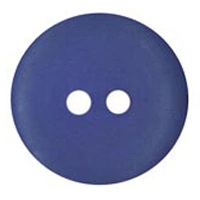 22327 Sullivans 23mm Round Plastic Button 2 Hole -matt Finish - Royal - 100 In A Bag