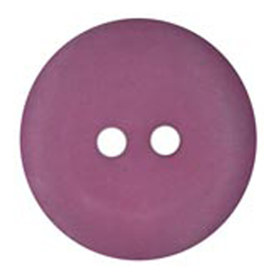 22334 Sullivans 23mm Round Plastic Button 2 Hole -matt Finish - Cerise - 34 In A Tube