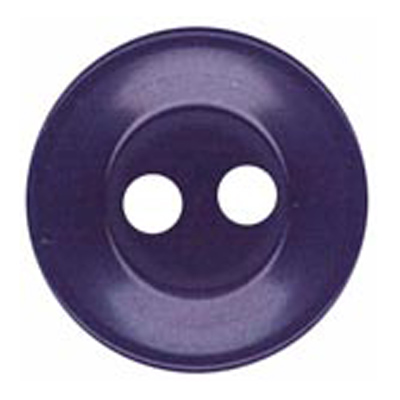 22358 Sullivans 9mm Round Plastic Button 2 Hole -navy - 252 In A Tube