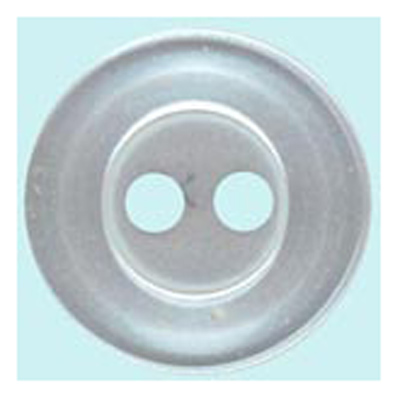 22396 Sullivans 14mm Round Plastic Button 2 Hole -white - 189 In A Tube