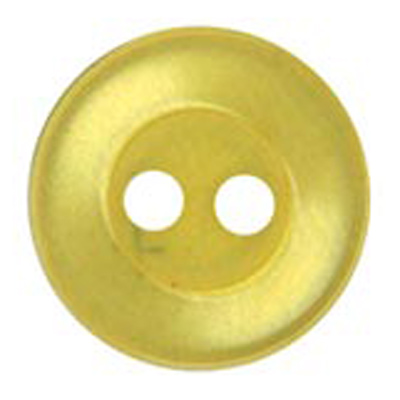 22430 Sullivans 17mm Round Plastic Button 2 Hole -gold - 151 In A Tube