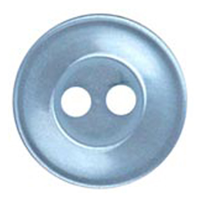 22433 Sullivans 17mm Round Plastic Button 2 Hole -sky - Bag Of 100