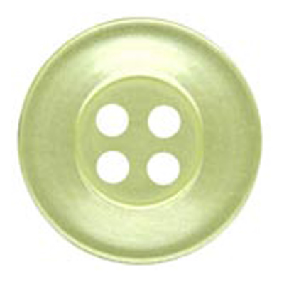 22481 Sullivans 12mm Round Plastic Button 4 Hole - Lemon - Bag Of 100