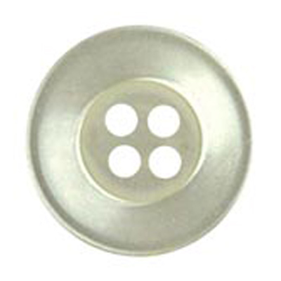 22502 Sullivans 14mm Round Plastic Button 4 Hole - Cream - 189 In A Tube
