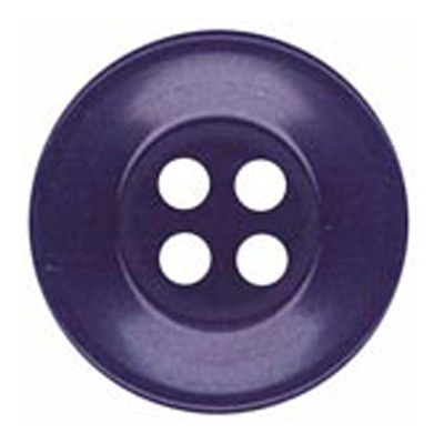 22541 Sullivans 17mm Round Plastic Button 4 Hole - Navy - Bag Of 100