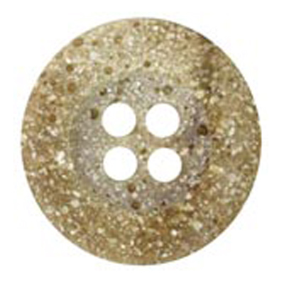 23211 Sullivans 21mm Round Plastic Button 4 Hole With Earth Tone Speckles - Cream - 29 In A Tube