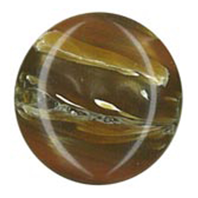 23271 Sullivans 12mm Round Plastic Shank Button With Artistic Splash - Tan - 40 In A Tube