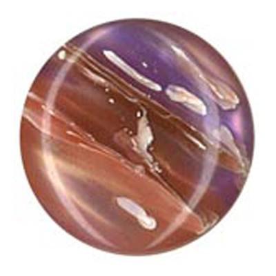 23335 Sullivans 23mm Round Plastic Shank Button With Artistic Splash - Lilac - 17 In A Tube