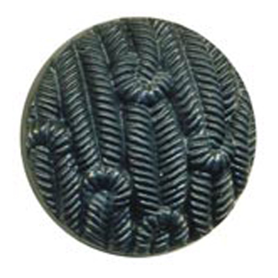 23462 Sullivans 26mm Round Plastic Shank Button -  Rope Effect - Black  - 18 In A Tube
