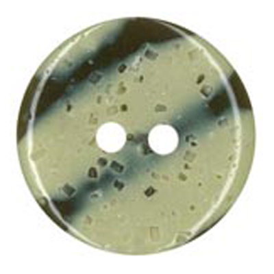 23681 Sullivans 11mm Round Plastic Button 2 Hole - Natural Tones Including Black - 53 In A Tube