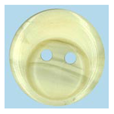 23713 Sullivans 24mm Round Plastic Button 2 Hole With Centre Indent - Cream - 50 In A Tube