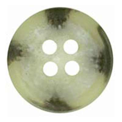 23957 Sullivans 20mm Round Plastic Button 4 Hole With Cream Centre - Brown - 40 In A Tube