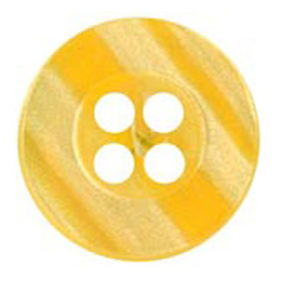 24222 Sullivans 12mm Round Plastic Button 4 Hole Frosted - Streaked Gold - 65 In A Tube