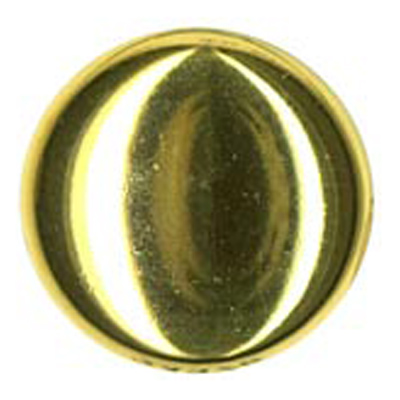 24375 Sullivans 14mm Round Plastic Shank Button  - Gold - 30 In A Tube