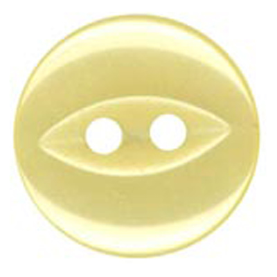 24552 Sullivans 23mm Round Plastic Button 2 Hole With Cat-eye Centre - Cream - 60 In A Tube