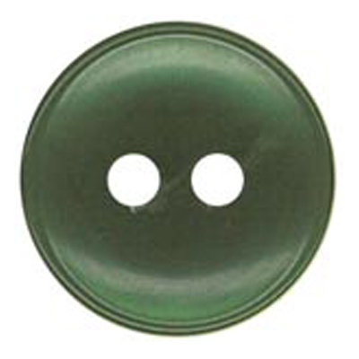 24587 Sullivans 10mm Round Plastic Button 2 Hole With Rim - Bottle - 180 In A Tube