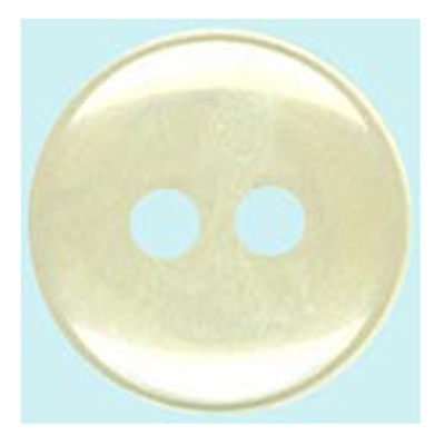 24722 Sullivans 22mm Round Plastic Button 2 Hole With Rim - Clear - 100 In A Bag
