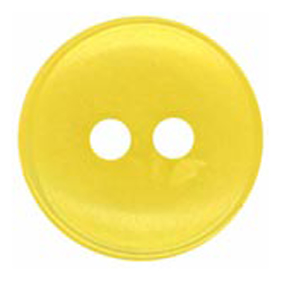 24736 Sullivans 22mm Round Plastic Button 2 Hole With Rim - Gold - 100 In A Bag