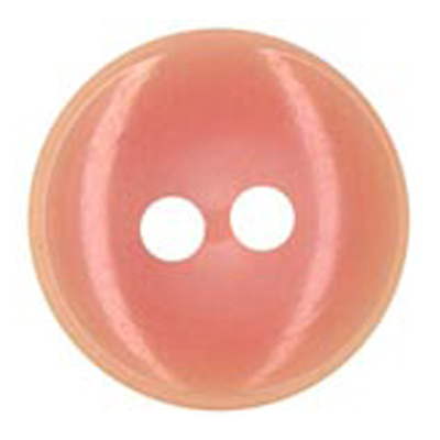 24778 Sullivans 16mm Round Plastic Button 2 Hole - Peach - 100 In A Bag