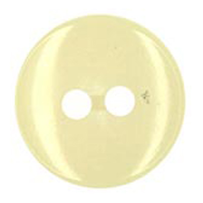 24801 Sullivans 19mm Round Plastic Button 2 Hole - Cream - 100 In A Bag