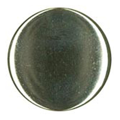 24910 Sullivans 15mm Round Metal Shank Button - Silver - 100 In A Bag