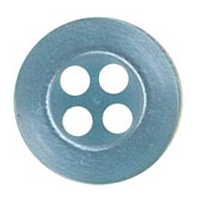 25053 Sullivans 13mm Round Plastic Button 4 Hole -grey - 64 In A Tube