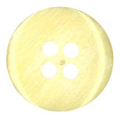 25097 Sullivans 20mm Round Plastic Button 4 Hole With Brushed Effect - Cream - 29 In A Tube