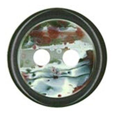 25126 Sullivans 13mm Round Plastic Button 2 Hole With  Round Quartz Effect On Top - Navy - 40 In A Tube