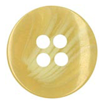 25153 Sullivans 16mm Round Plastic Button 4 Hole With White Brushed Effect Through - Caramel - 63 In A Tub