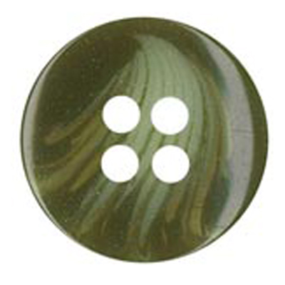 25173 Sullivans 20mm Round Plastic Button 4 Hole With White Brushed Effect Through - Forrest - 34 In A Tub
