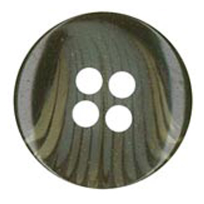 25175 Sullivans 20mm Round Plastic Button 4 Hole With White Brushed Effect Through - Dark Grey - 34 In A T