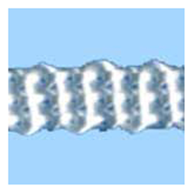 26000 Sullivans 5mm Flat Rayon Braid - White - 30m