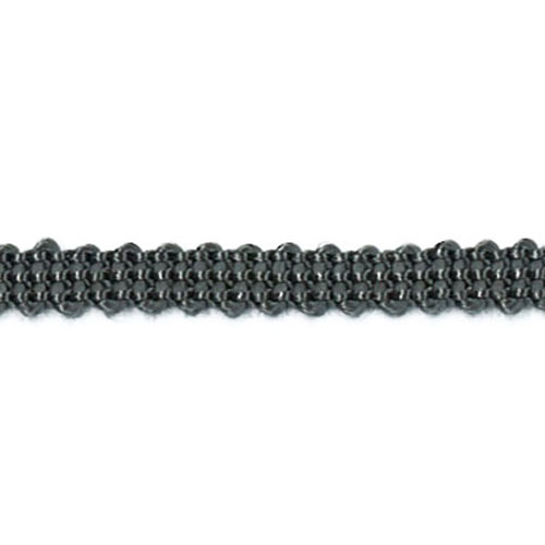 26030 Sullivans 5mm Knit Rayon Braid - Dark Grey - 30m