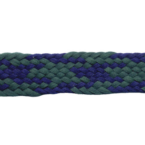 26305 Sullivans 15mm Plait Braid - Green/navy - 30m