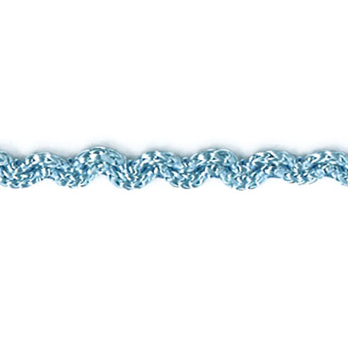 26331 Sullivans 4mm Crochet Ric Rac Braid - Pale Blue - 50m