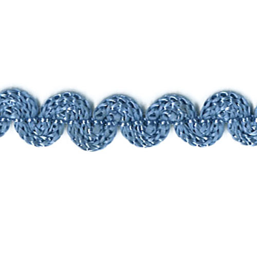 26332 Sullivans 8mm Crochet Ric Rac Braid - Cornflower - 50m