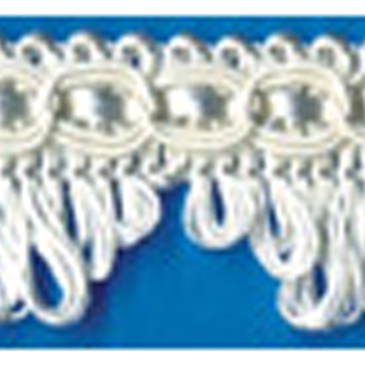 26430 Sullivans 30mm Rayon Looped Braid - Bridal White - 20m