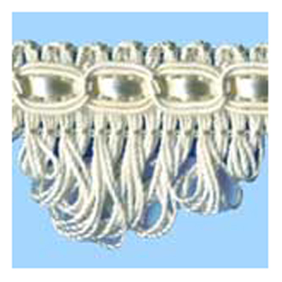 26431 Sullivans 30mm Rayon Looped Braid - Cream - 20m