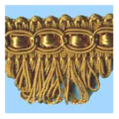 26436 Sullivans 30mm Rayon Looped Braid - Old Gold - 20m